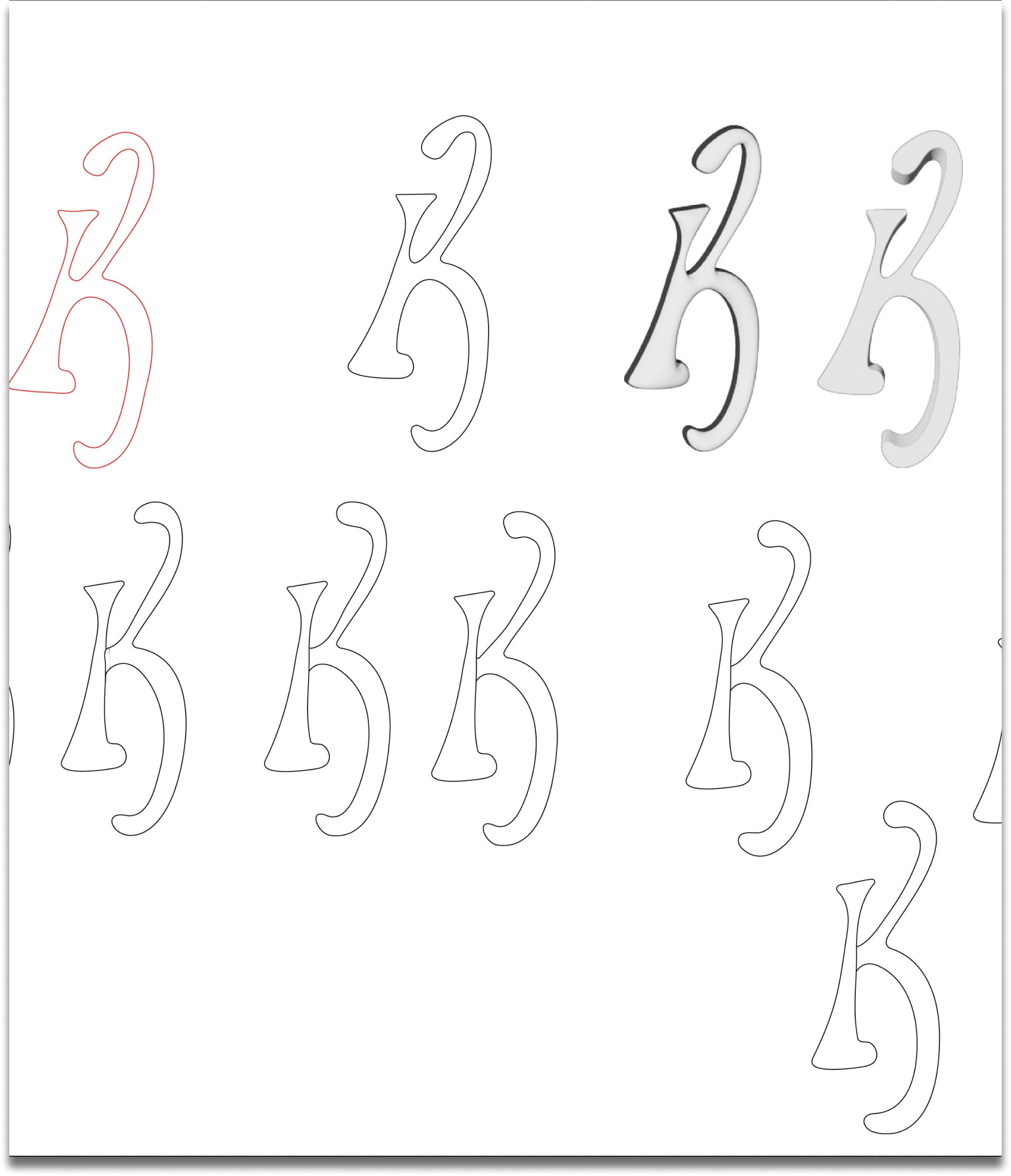Kraken letterform logo